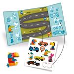 DJECO Pegatinas reposicionables para jugar - Coches | 3070900090736 | Llibreria Sendak