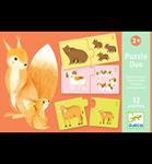 DJECO Puzzle Dúo - Animales bebés | 3070900081970 | Llibreria Sendak