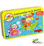 HABA Juego de viaje - Colchonetas en la psicina | 4010168245348 | Llibreria Sendak