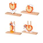 CLASSIC WORLD Blocs de fusta Guineu | 6927049006890 | Llibreria Sendak
