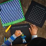 JAQ JAQ BIRD Chalk Board Set - Games (with zipper pouch) | 0650726210209 | Librería Sendak