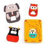 DJECO Puzzle fusta 3 nivells Leo&Co | 3070900014756 | Llibreria Sendak