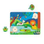 MOULIN ROTY Puzzle sonoro animales de madera - Toupitis | 3575676791066 | Llibreria Sendak