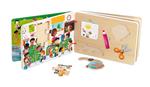 VILAC Wooden puzzle book - Activities - Sophia Touliatou | 3048700079107 | Llibreria Sendak