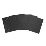 JAQ JAQ BIRD Chalk Board Set - Letters (with zipper pouch) | 0650726210414 | Librería Sendak