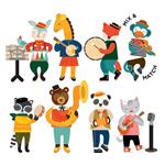 PETIT COLAGE Joc magnètic - Animal band | 736313543773 | Llibreria Sendak