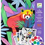 DJECO Tarjetas para pintar - Selva | 3070900099951 | Llibreria Sendak