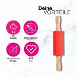 KNETÄ Rodillo - Rojo | 4270000859564 | Llibreria Sendak