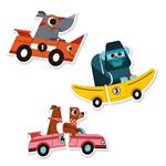 DJECO Puzzle Duo - Racing cars | 3070900081482 | Llibreria Sendak