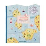 MOULIN ROTY Quadern per pintar - L'explorador (amb adhesius) | 3575677126058 | Llibreria Sendak