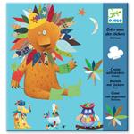 DJECO Crear con pegatinas - Animales | 3070900089327 | Librería Sendak