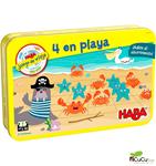 HABA Juego de viaje - 4 en la playa | 4010168255637 | Llibreria Sendak