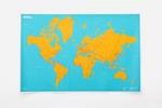 PALOMAR Crumpled Map (Country names) | 9788897487791 | Llibreria Sendak