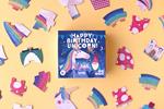 LONDJI Puzzle Happy birthday unicorn | 8436580425285 | Llibreria Sendak