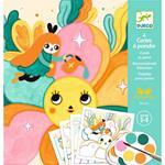 DJECO Tarjetas para pintar - Jardín mágico | 3070900099968 | Llibreria Sendak