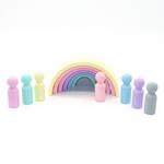 MIWIS Arc pastel 7 peces + 7 figures | 756058829444 | Llibreria Sendak