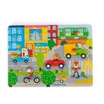 MOULIN ROTY Puzzle sonoro ciudad de madera - Popipop | 3575676613795 | Llibreria Sendak