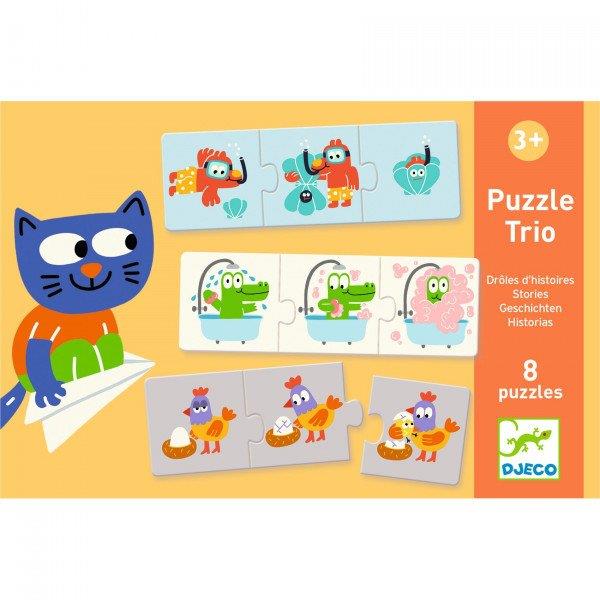 DJECO Puzzle - Trío historias | 3070900081178 | Llibreria Sendak