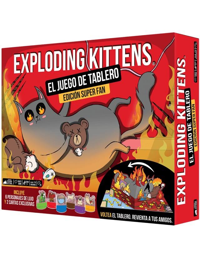 Exploding Kittens: The Board Game (Superfan Edition) | 0810171412249 | Librería Sendak