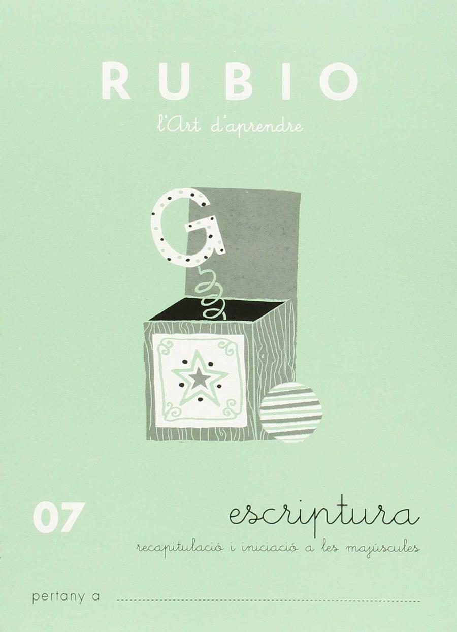 Quaderns Rubio. Escriptura 07 | 9788489773479 | Rubio Polo, Enrique | Llibreria Sendak