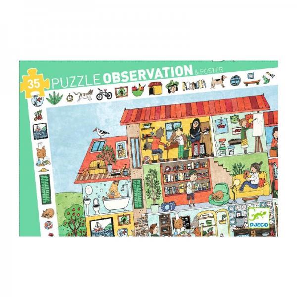 DJECO Puzzle Observación - La casa | 3070900075948 | Llibreria Sendak