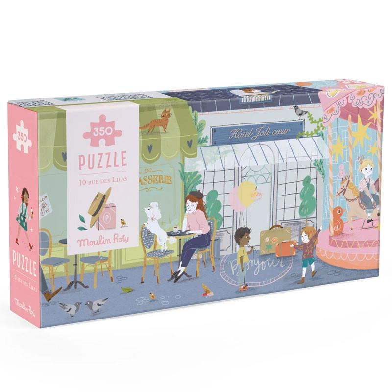 MOULIN ROTY Puzzle 10 Rue des lilas Parisinas (350 piezas) | 3575676424421 | Librería Sendak