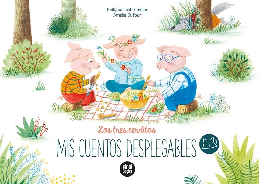 Los tres cerditos | 9788418288104 | Lechermeier, Philippe | Librería Sendak