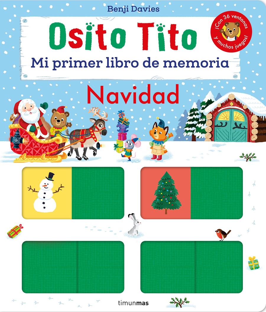 Osito Tito. Mi primer libro de memoria. Navidad | 9788408287506 | Davies, Benji | Librería Sendak