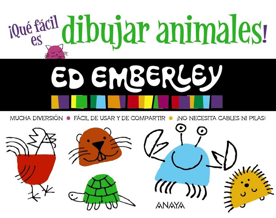 ¡Qué fácil es dibujar animales! | 9788469833841 | Emberley, Ed | Librería Sendak