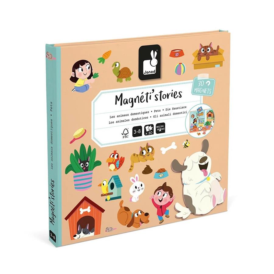JANOD Magneti'stories - Los animales domésticos | 3700217354572 | Llibreria Sendak