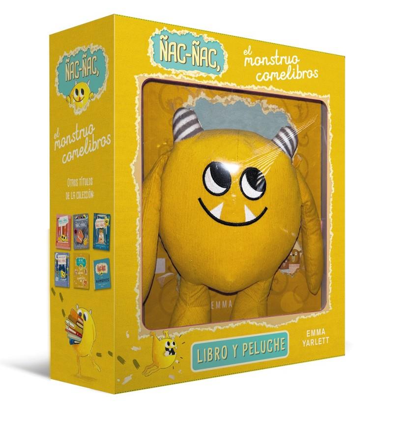 Ñac-ñac, el monstruo comelibros. Libro y peluche | 9788469646366 | Yarlett, Emma | Librería Sendak