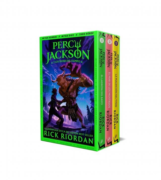 Percy Jackson y los dioses del Olimpo (estuche con: El ladrón del rayo|El mar de | 9788419868541 | Riordan, Rick | Librería Sendak