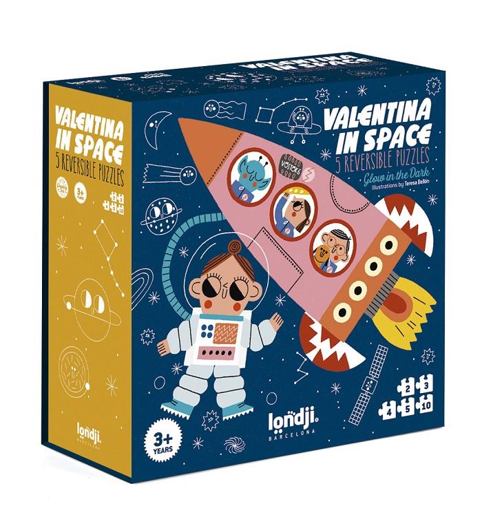 LONDJI Puzzle Valentina in the space | 8436580423380 | Llibreria Sendak
