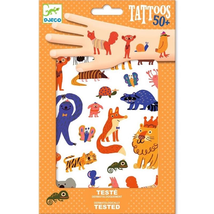 DJECO Tatuajes Animales divertidos | 3070900099173 | Librería Sendak