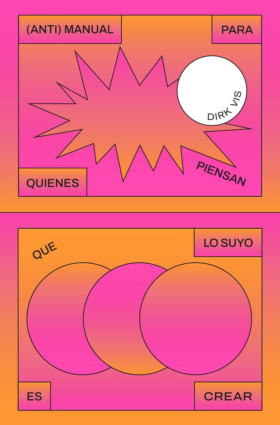 Manual para quienes piensan que lo suyo es crear | 9791399167726 | Vis, Dirk | Llibreria Sendak