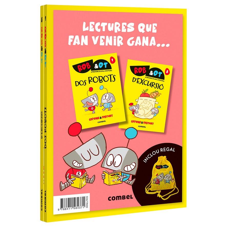 Pack Rob&Ot (1 i 8). Tornada a l'escola | 9788411584371 | Copons Ramon, Jaume/Copons Ramon, Jaume | Llibreria Sendak