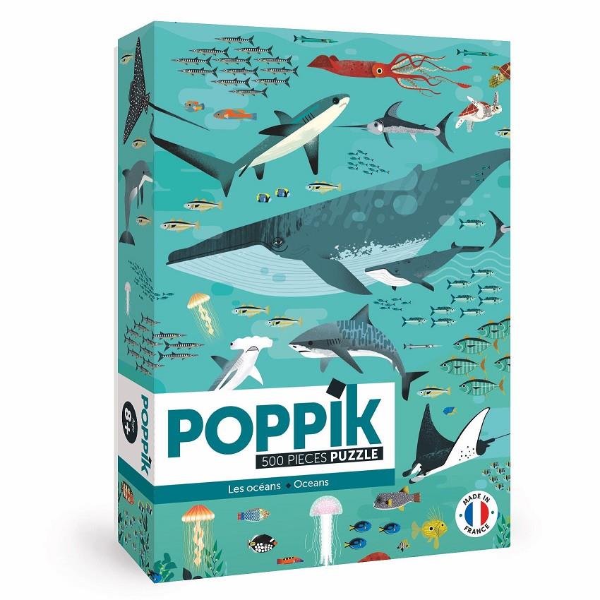 POPPIK puzzle - Oceans | 3760262411156 | Librería Sendak