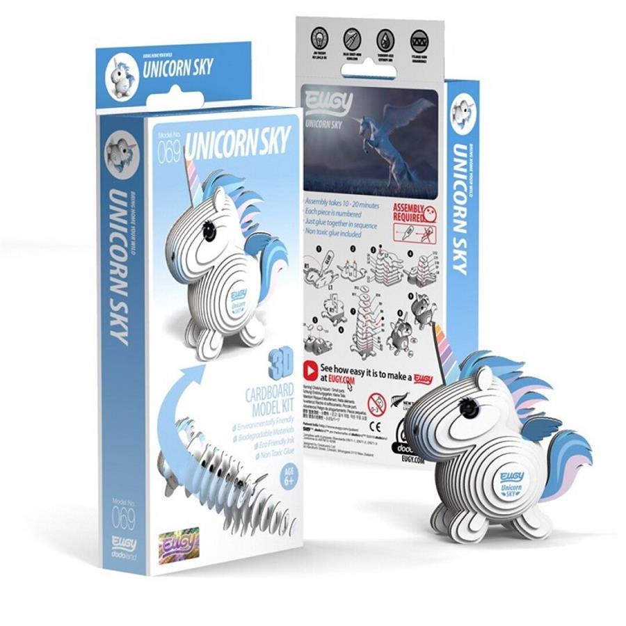 DODOLAND EUGY Unicorn blau cel | 9421035150606 | Librería Sendak