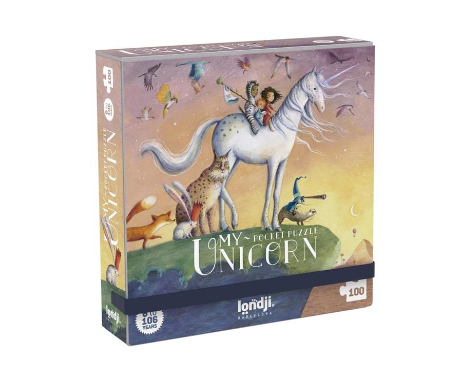 LONDJI Pocket Puzzle - My unicorn | 8436580424011 | Llibreria Sendak