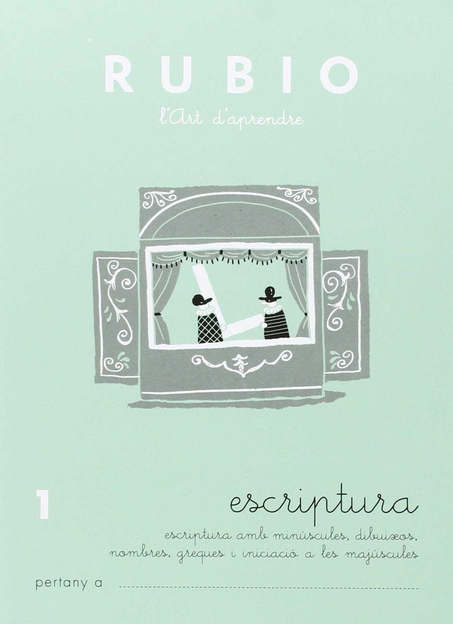 Quaderns Rubio. Escriptura 1 | 9788489773516 | Rubio Polo, Enrique | Llibreria Sendak