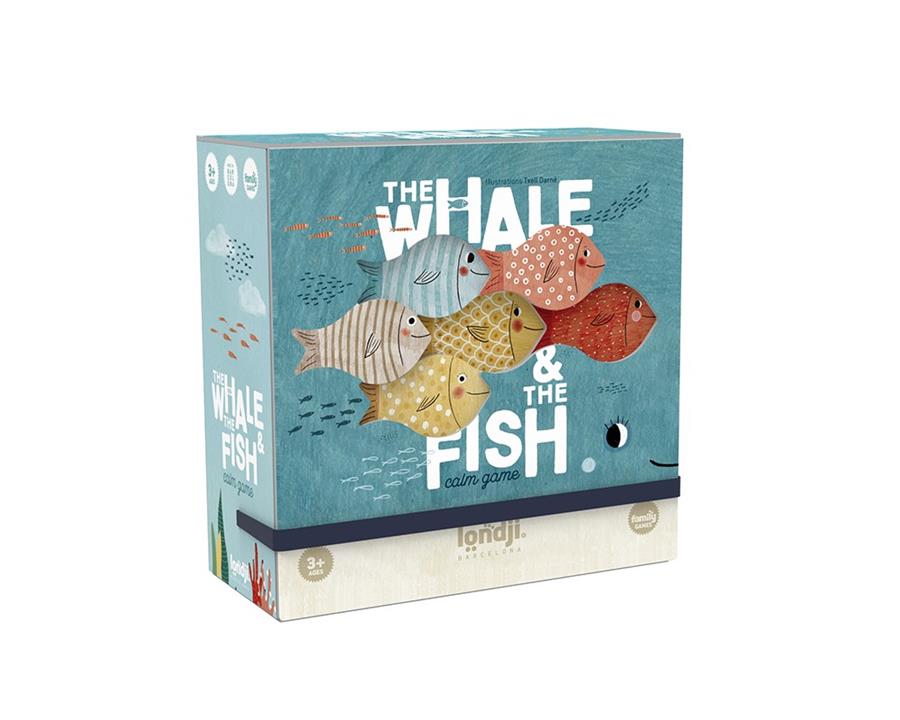 LONDJI Joc creatiu de fusta The whale and the fish | 8436580425056 | Librería Sendak