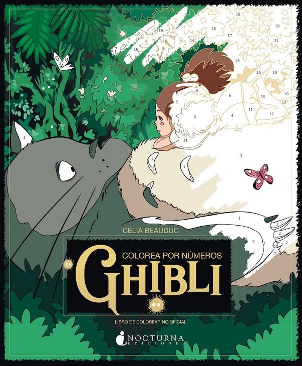 Colorea por números: Studio Ghibli | 9791387690311 | Llibreria Sendak