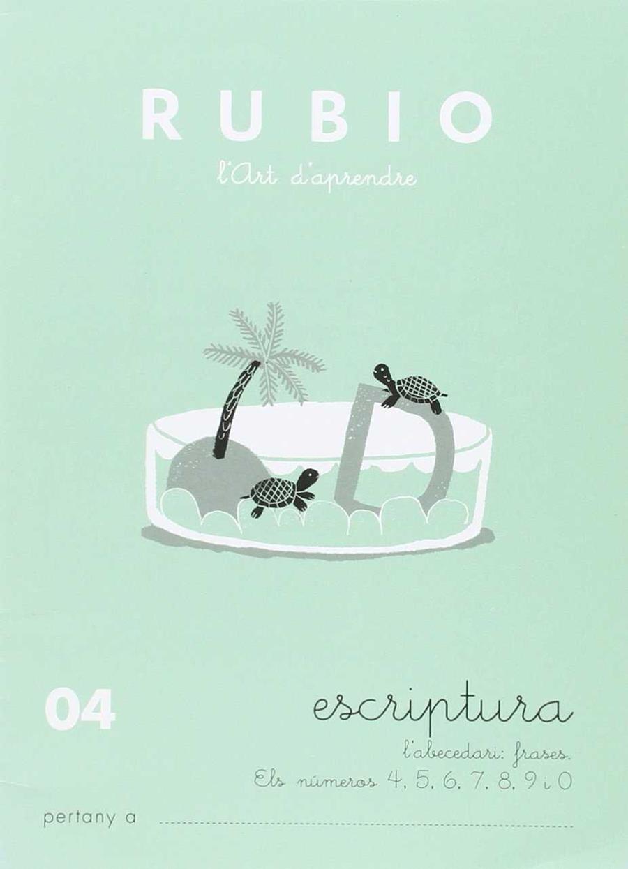 Quaderns Rubio. Escriptura 4 | 9788489773448 | Rubio Polo, Enrique | Librería Sendak