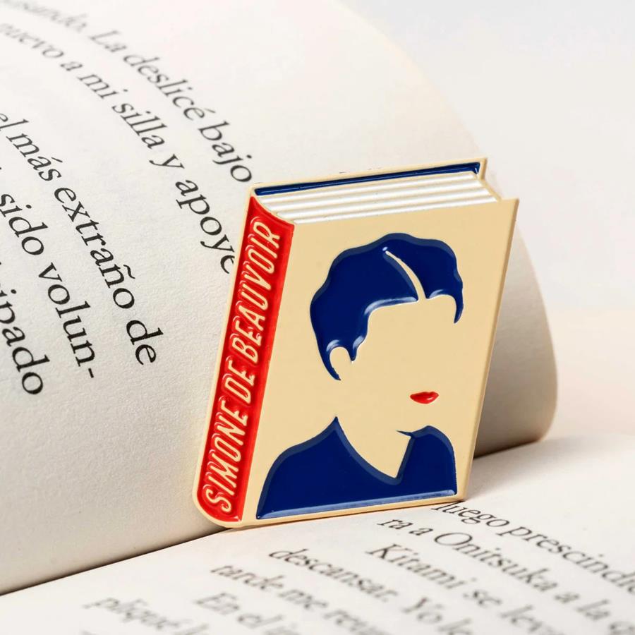 JUDY KAUFMANN Pins - Simone de Beauvoir | 9999900011258 | Llibreria Sendak