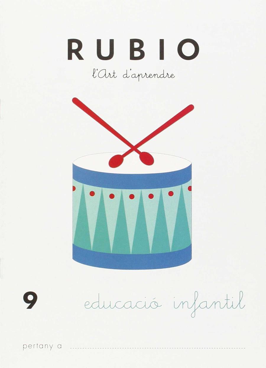Quaderns Rubio. Educació infantil 9 | 9788489773745 | Rubio Polo, Enrique | Librería Sendak