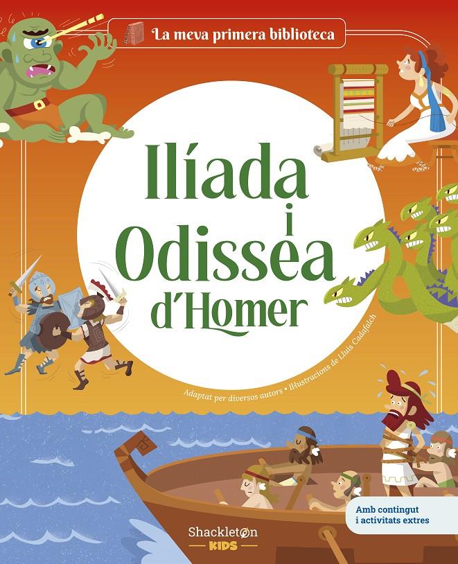 Ilíada i Odissea d'Homer | 9788413615370 | Solé, Jordi/Cavallone, Maria Cecilia/Cadafalch i Pladevall, Lluís | Llibreria Sendak