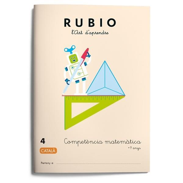 Quaderns Rubio. Competència matemàtica 4 | 9788417427030 | Varios autores | Llibreria Sendak