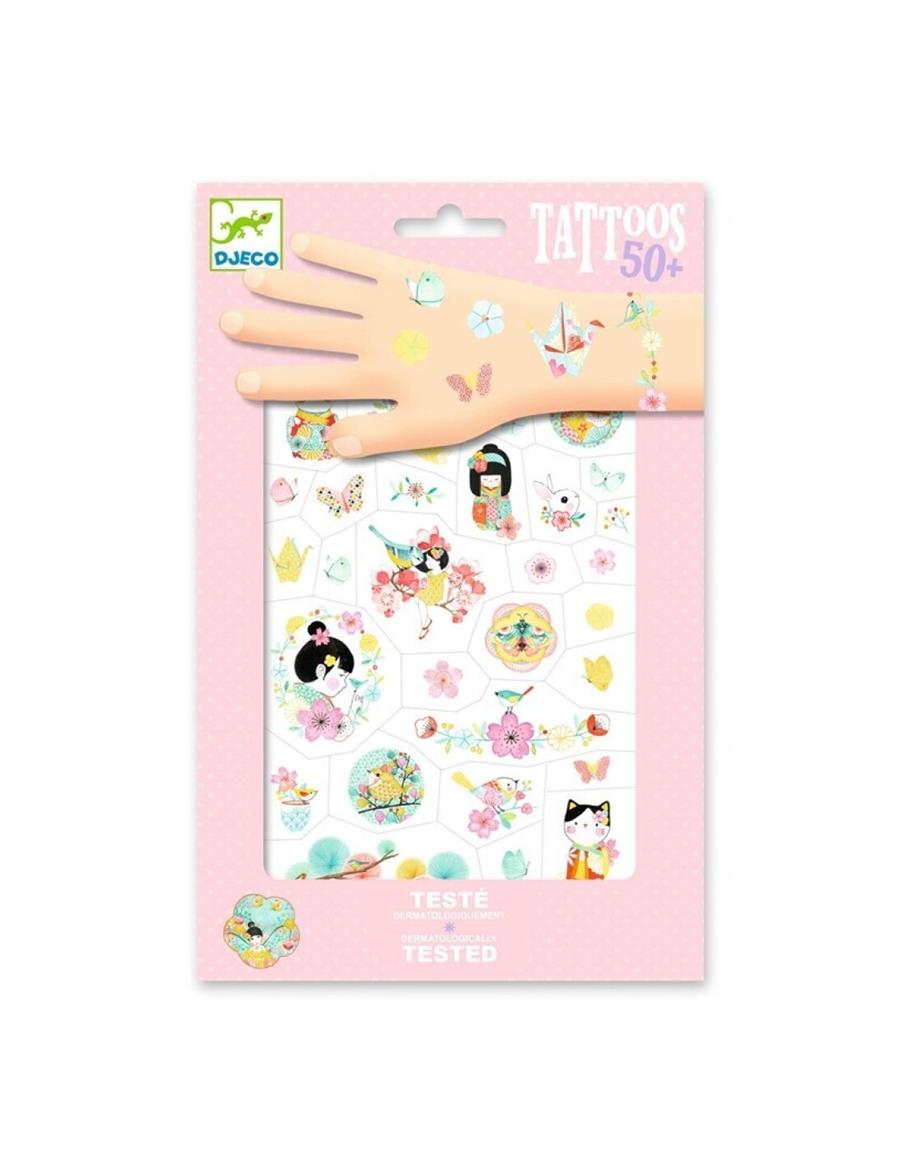 DJECO Tatuajes - Sakura | 3070900096196 | Llibreria Sendak