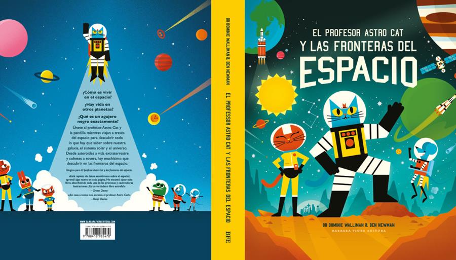 El profesor Astro Cat y las fronteras del espacio | 9788416985470 | DR DOMINIC WALLIMAN | Librería Sendak