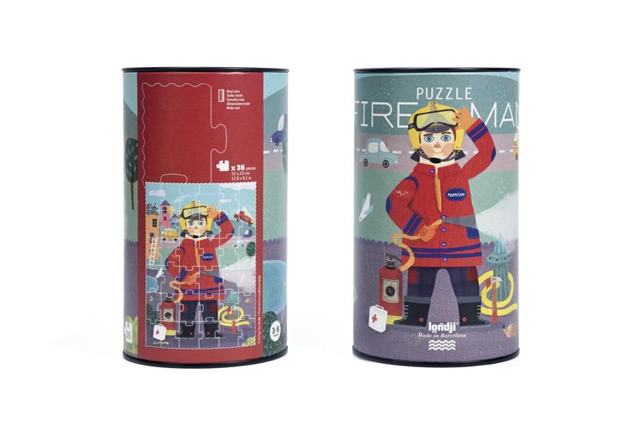 LONDJI Puzzle Fireman | 8436530163908 | Librería Sendak